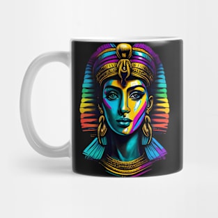 colorful abstract Cleopatra Mug